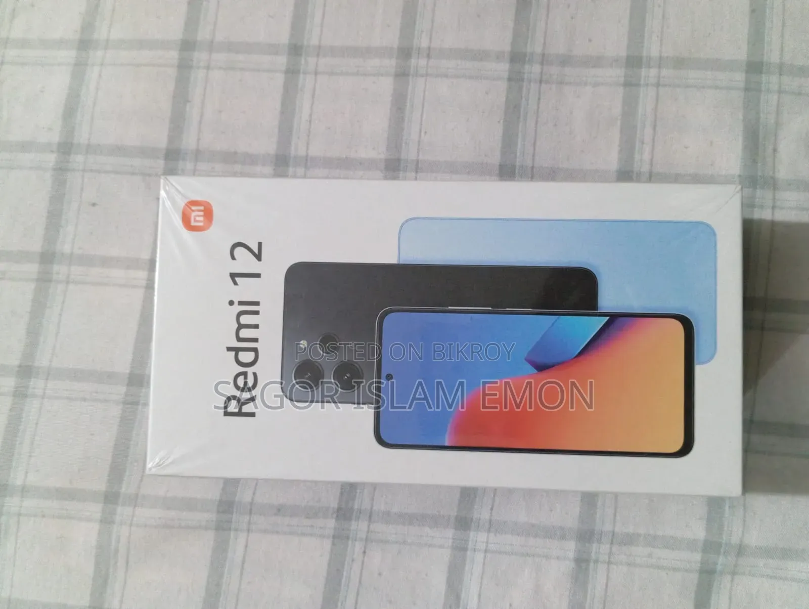 শাওমি রেডমি ১২ ১২৮ জিবি সিলভার