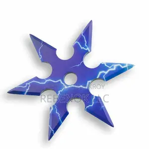 Blue Ninja Stars With Cool Box, Sharp 5 PCS