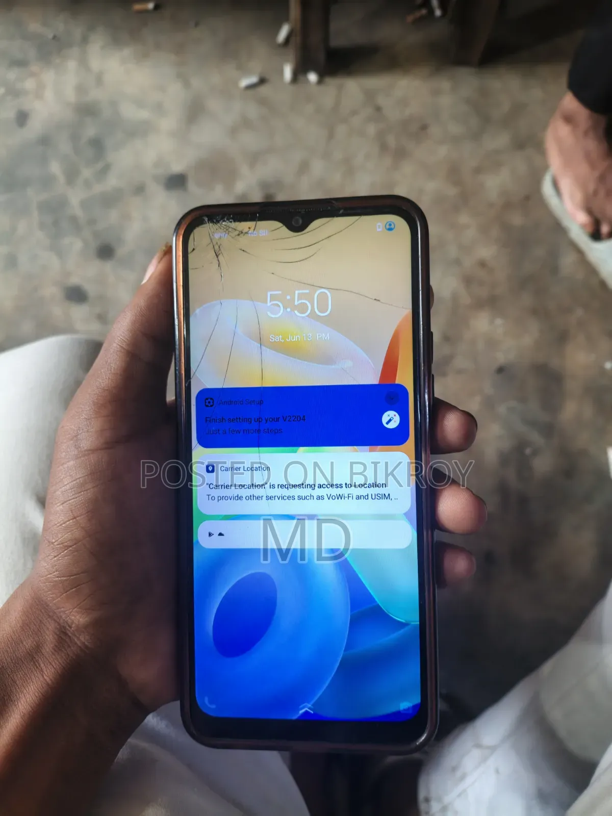 Vivo Y16 64 GB Gold