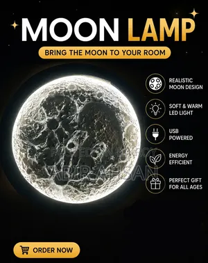 Moon Lamp - Bring the beauty of the moon into your home