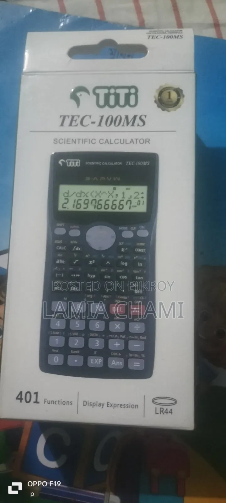 Titi Tec 100 Ms Scientific Calculator