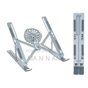 Aluminum Laptop Stand With Cooling Fan