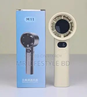 M11 হ্যান্ডহেল্ড ফ্যান পোর্টেবল ব্লেডলেস মিনি রিচার্জেবল ফ্যান