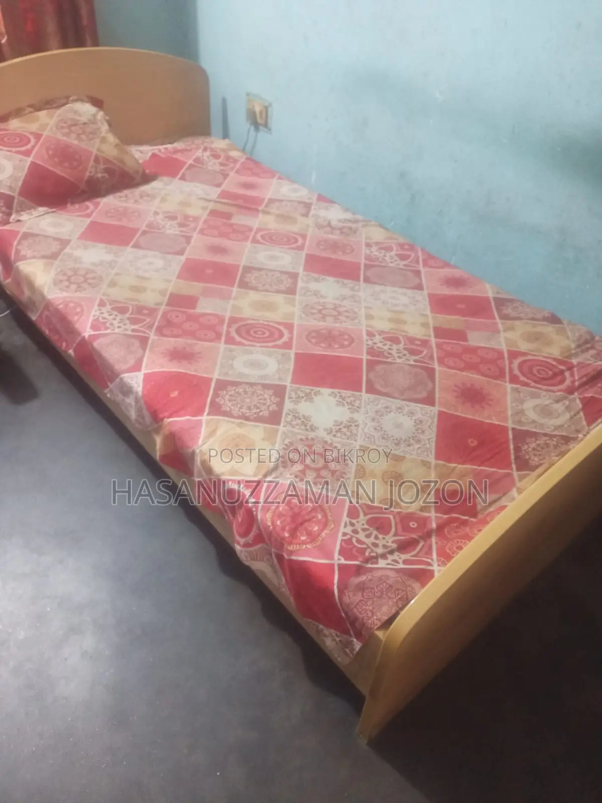 Otobi Single Bed With Mattress for Sale.