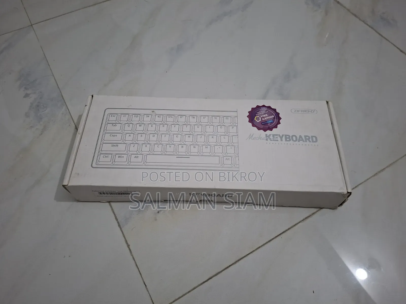 Zifriend Za63 White Klein Blue (Yellow Switch)