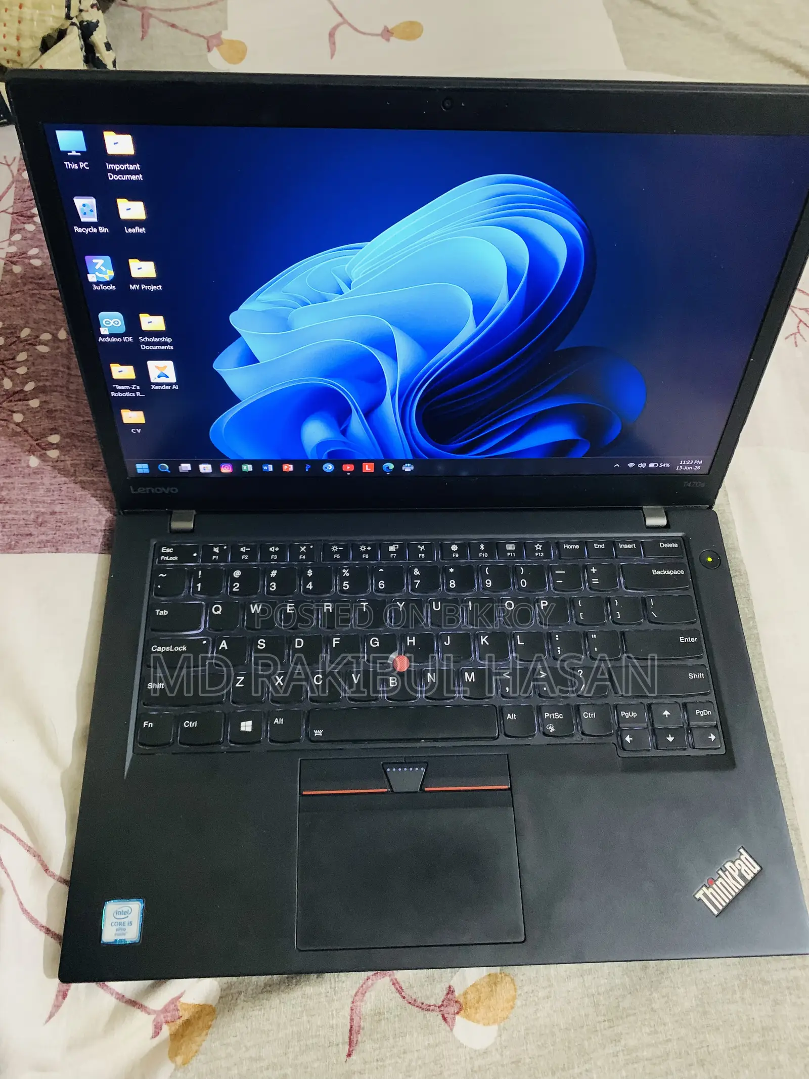 Laptop Lenovo ThinkPad T470s 8GB Intel Core I5 SSD 256GB