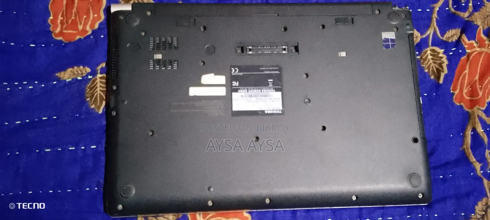 Laptop Toshiba Satellite Pro A300 16GB Intel Core 2 Duo SSD 128GB