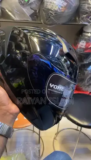 Ar Helmet Glossy Black With Yohe 991 Smoke Visor