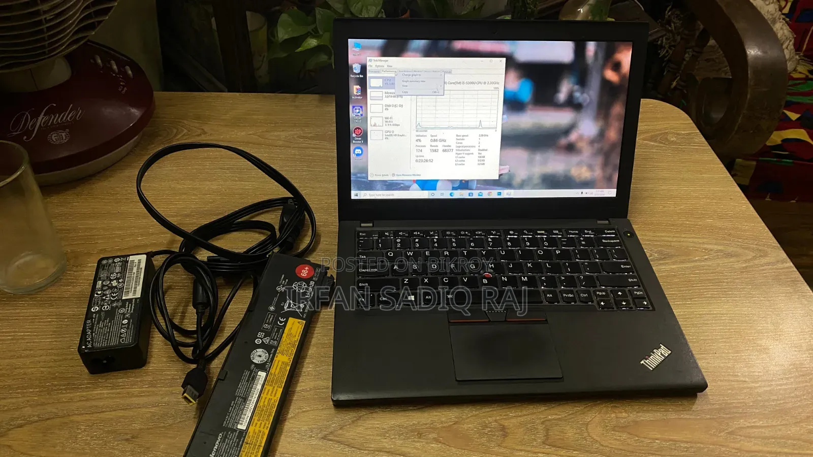 Laptop Lenovo ThinkPad X260 8GB Intel Core I5 SSD 256GB