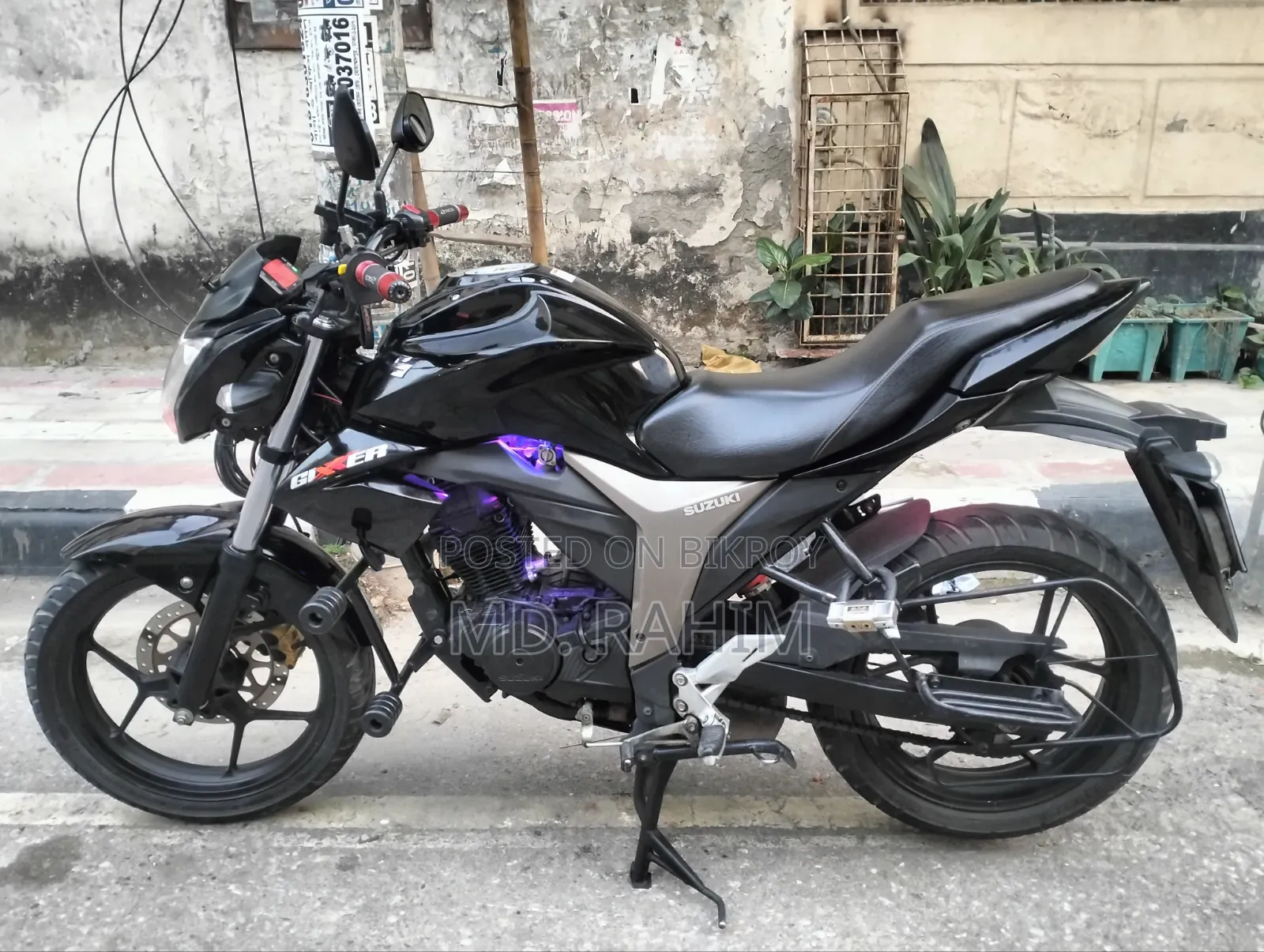 সুজুকি জিক্সার মনোটোন ২০২২ কালো