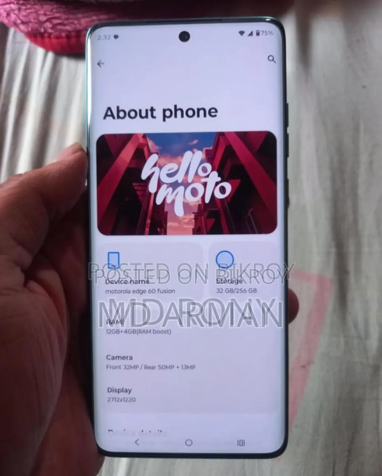 Motorola Edge 60 Fusion 256 GB