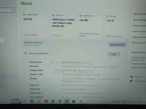 Laptop HP 4GB AMD Ryzen 3 1TB HDD+SSD