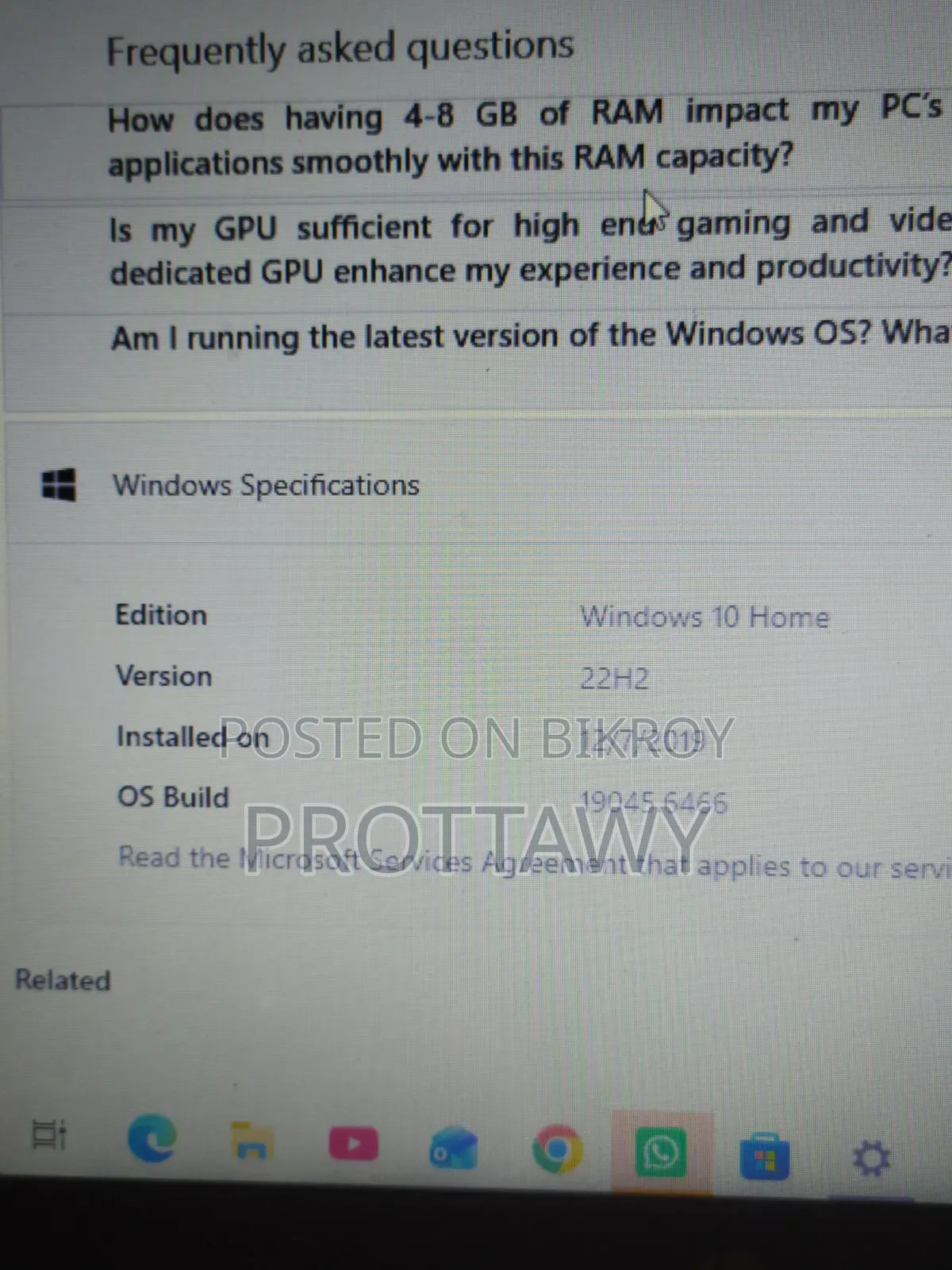 Laptop HP 4GB AMD Ryzen 3 1TB HDD+SSD