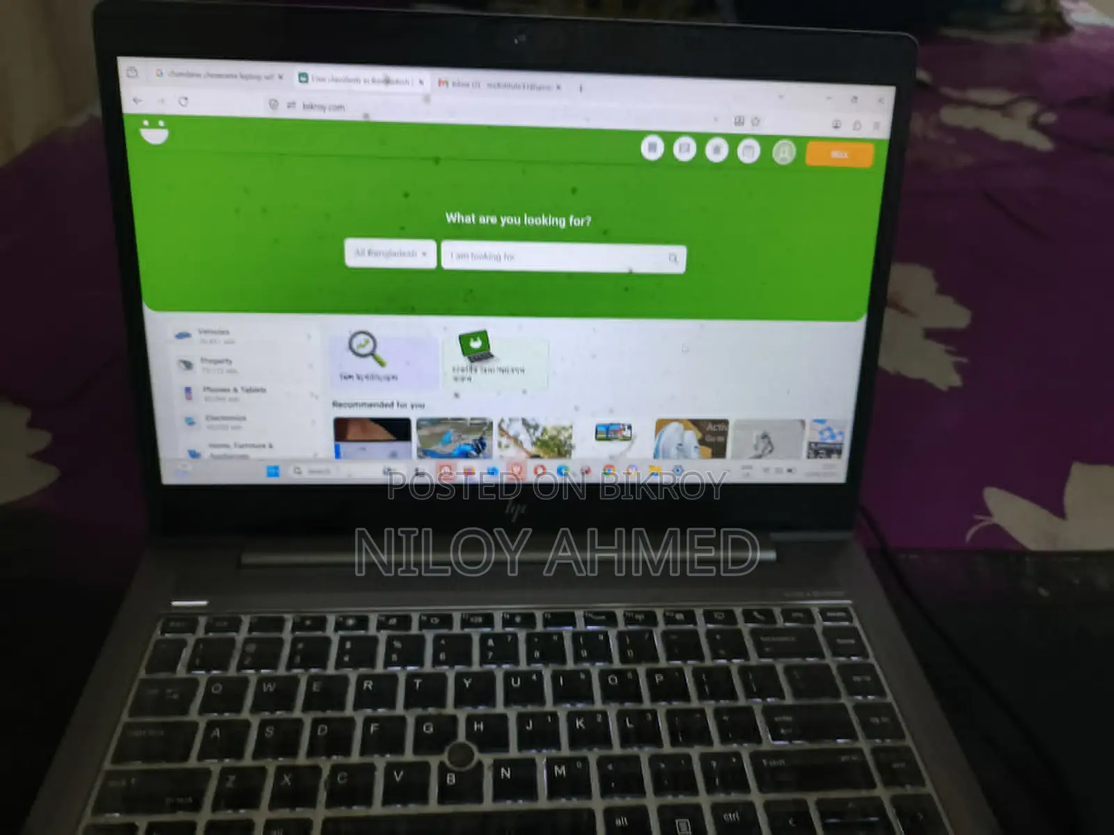 ল্যাপটপ এইচপি জেডবুক ১৪ইউ জি৫ ৮জিবি ইন্টেল কোর আই৫ এসএসডি ২৫৬জিবি