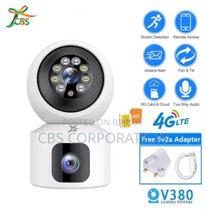 CBS V380pro 4g ‍Sim Support Dual Lens Smart Ip Doll Camera