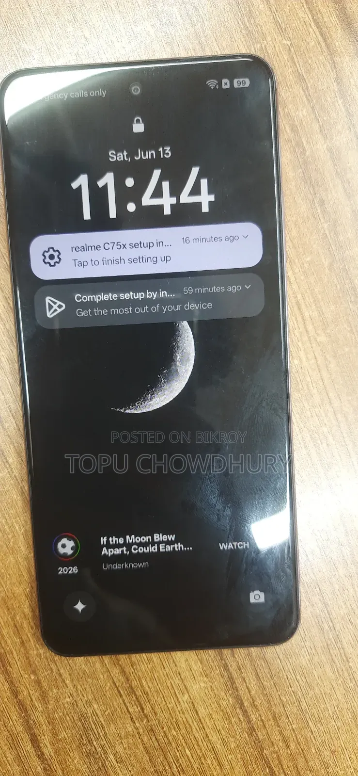 রিয়েলমি সি৭৫এক্স ১২৮ জিবি রোজ গোল্ড