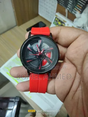 Viral Car Wheel Rotating Watch
