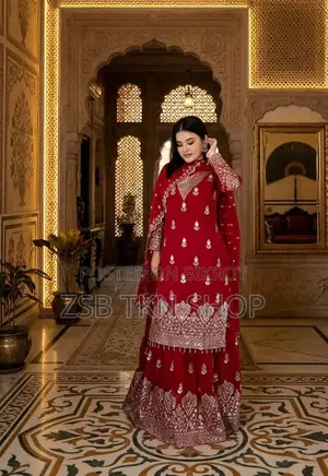 Premium Soft Jorjet Three Piece With Sequence Embroidery