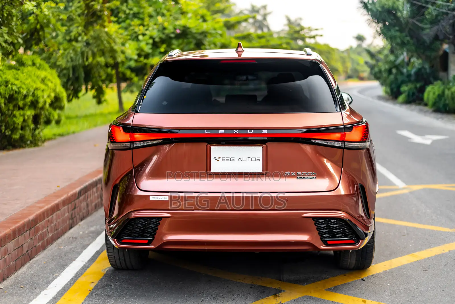Lexus RX 500h F SPORT Performance AWD 2023 Orange