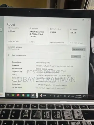 Laptop HP Elite X2 1012 G2 8GB Intel Core I5 SSD 256GB