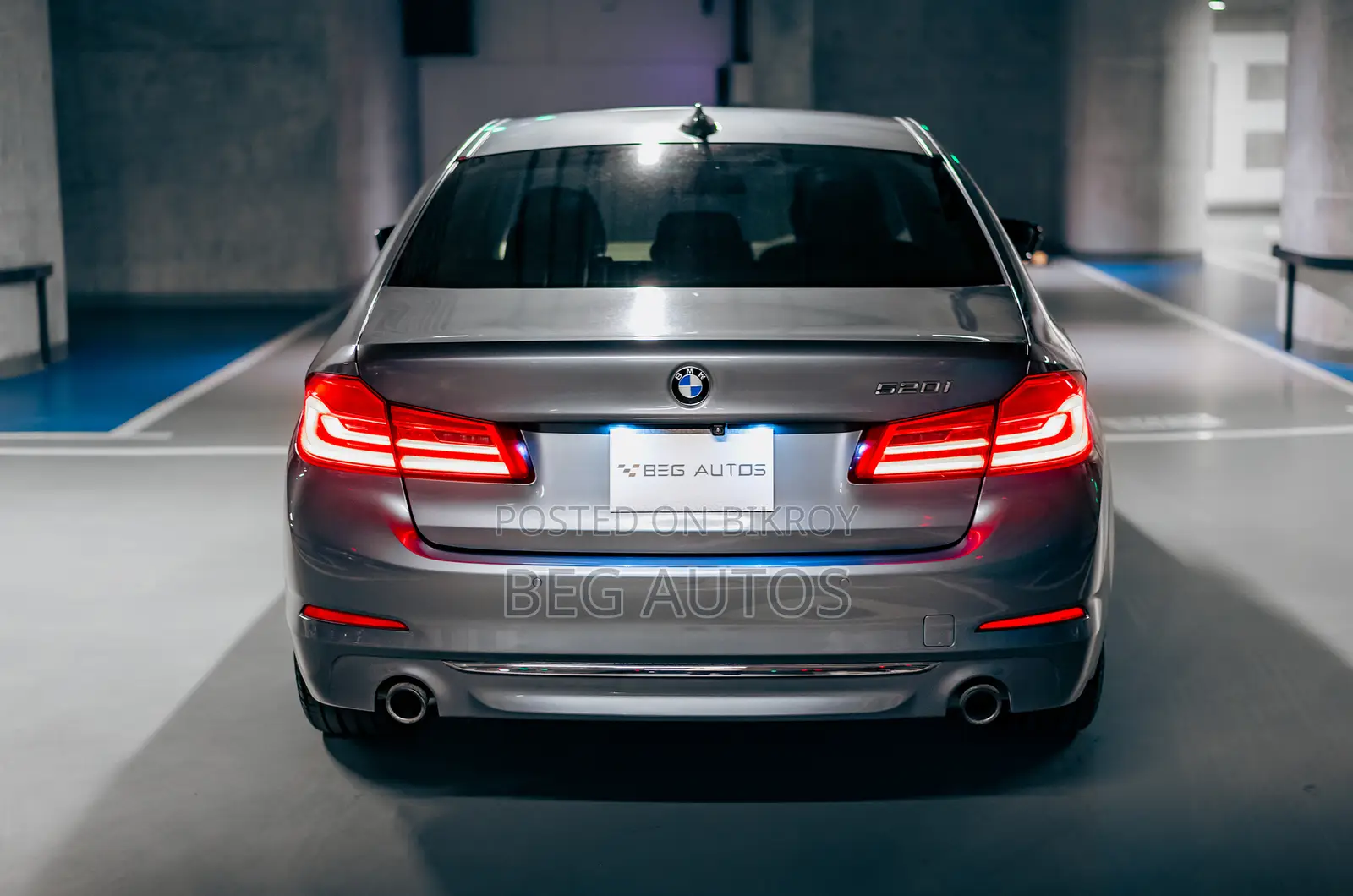 BMW 520i 2018 Gray
