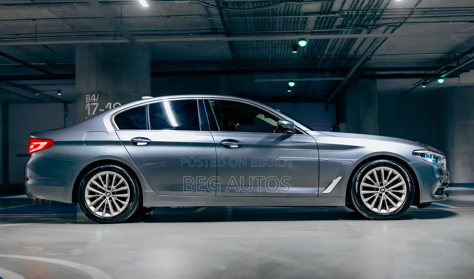 BMW 520i 2018 Gray