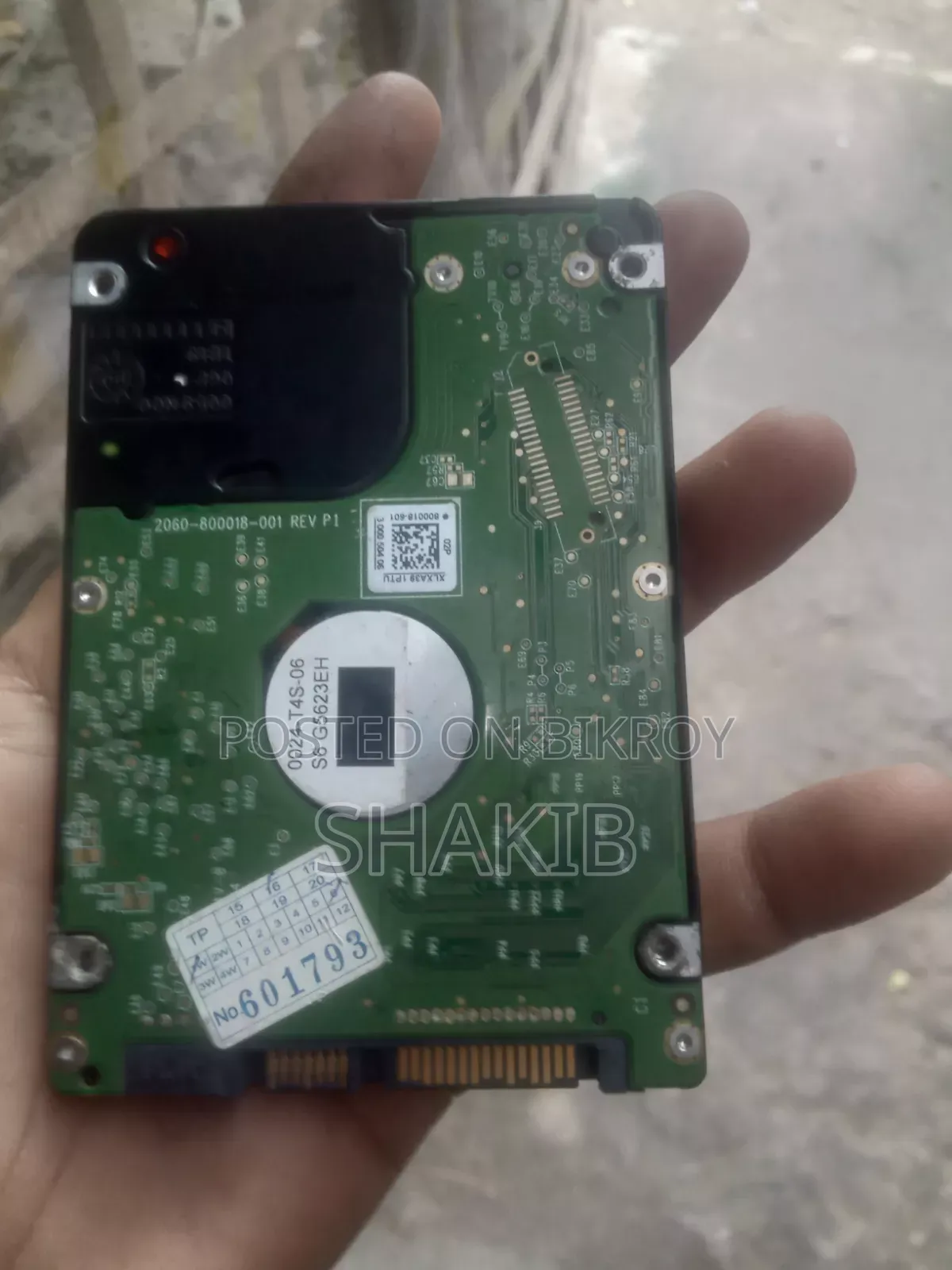 WD 500 GB hard drive