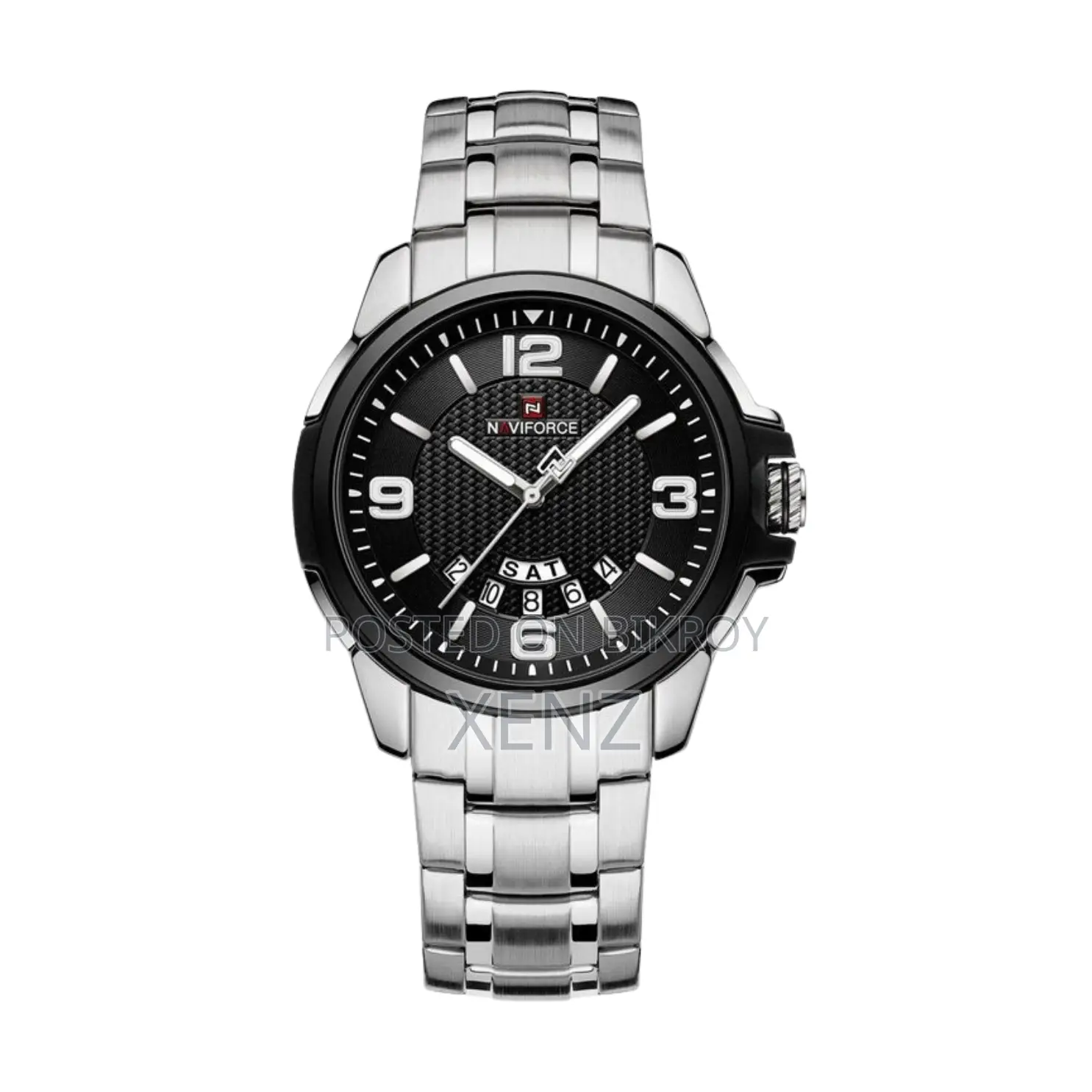 Naviforce Nf9215 Silver Watch for Men