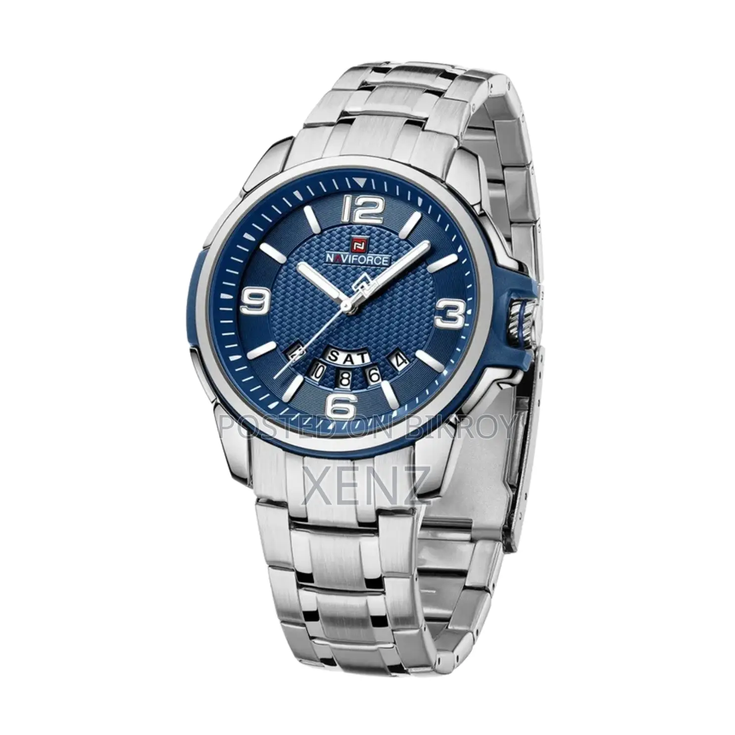 Naviforce Nf9215 Silver Watch for Men