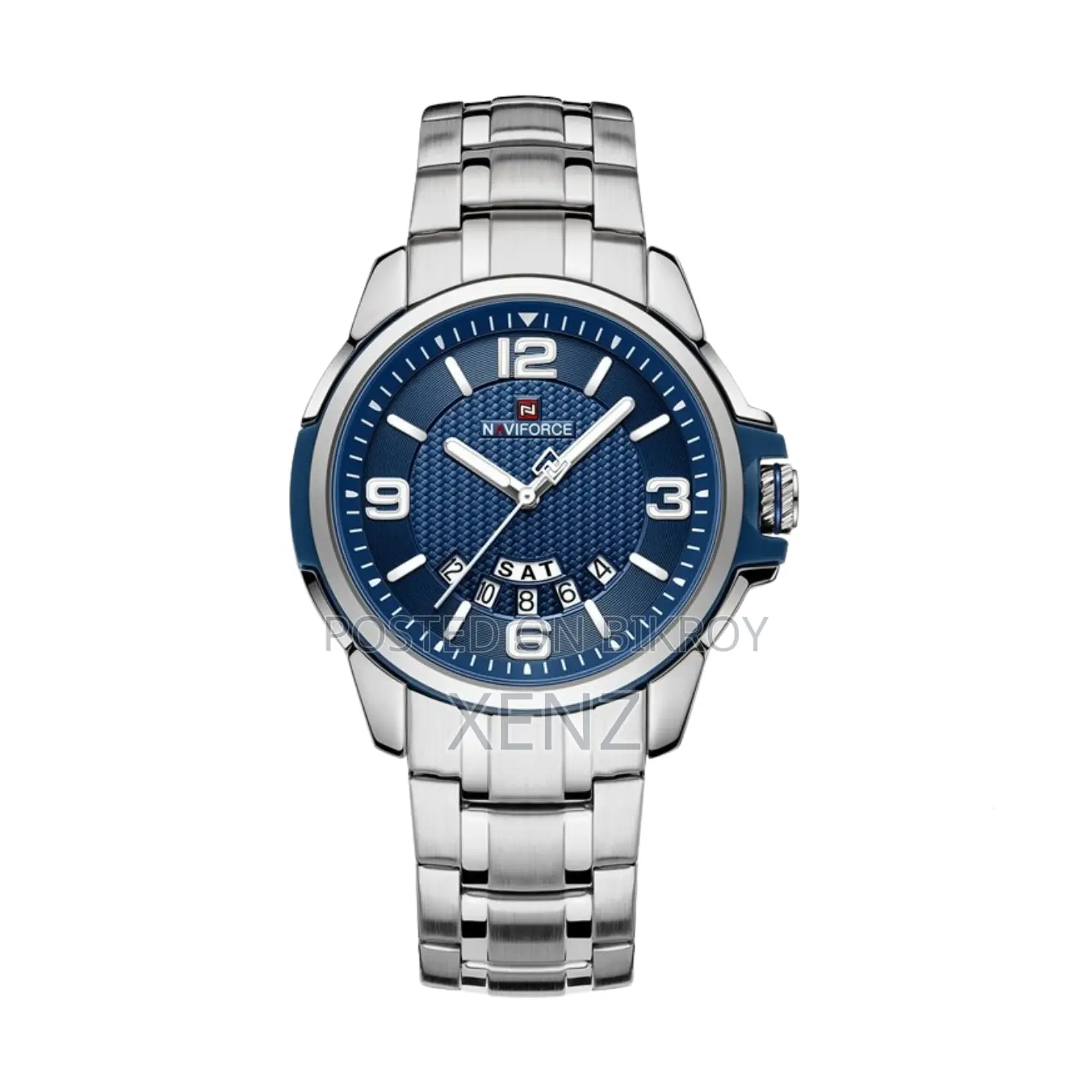 Naviforce Nf9215 Silver Watch for Men