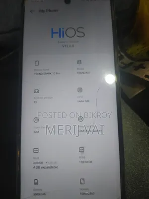 টেকনো স্পার্ক ১০ প্রো ১২৮ জিবি ব্ল্যাক