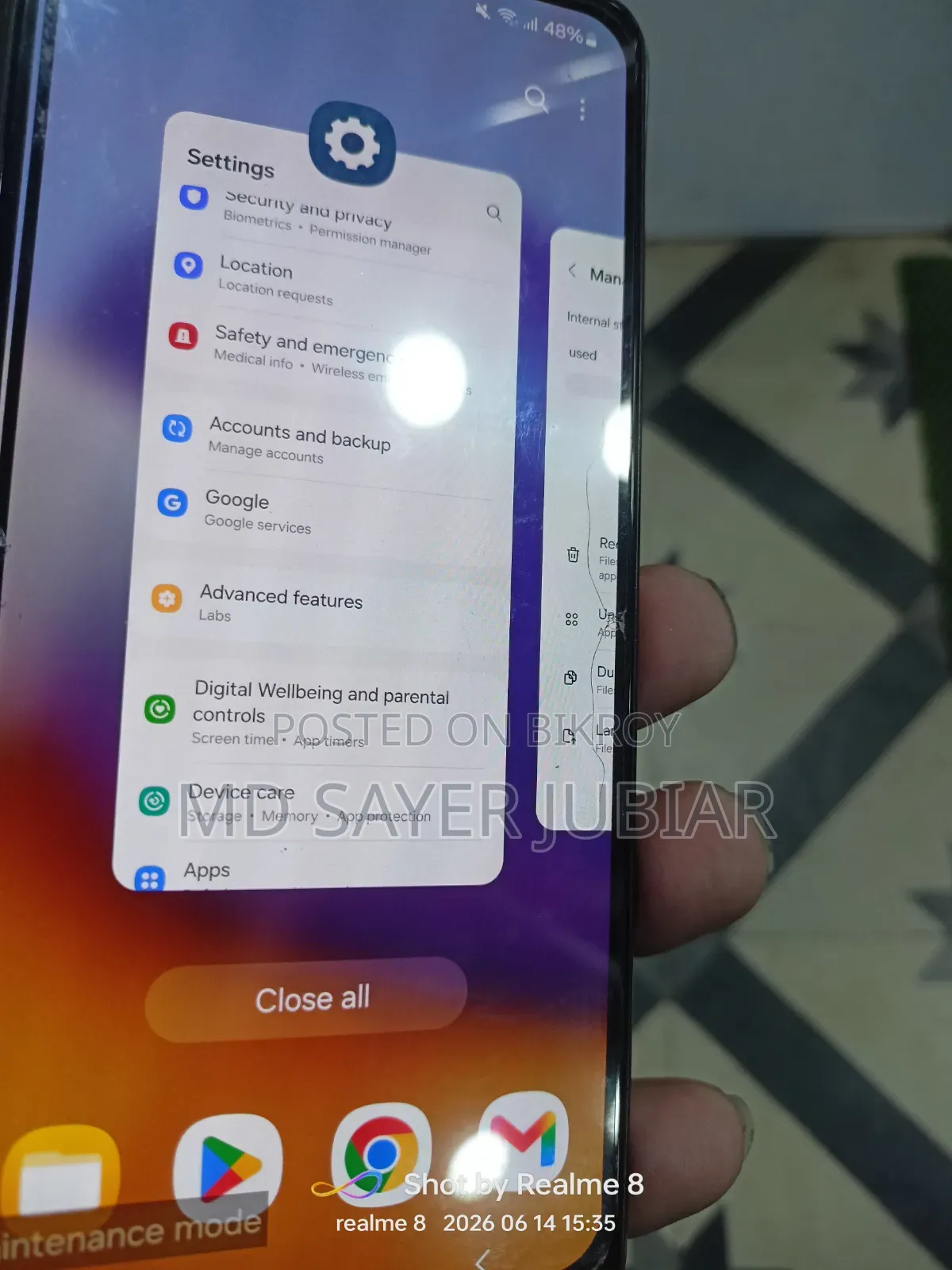 Samsung Galaxy A72 256 GB Black