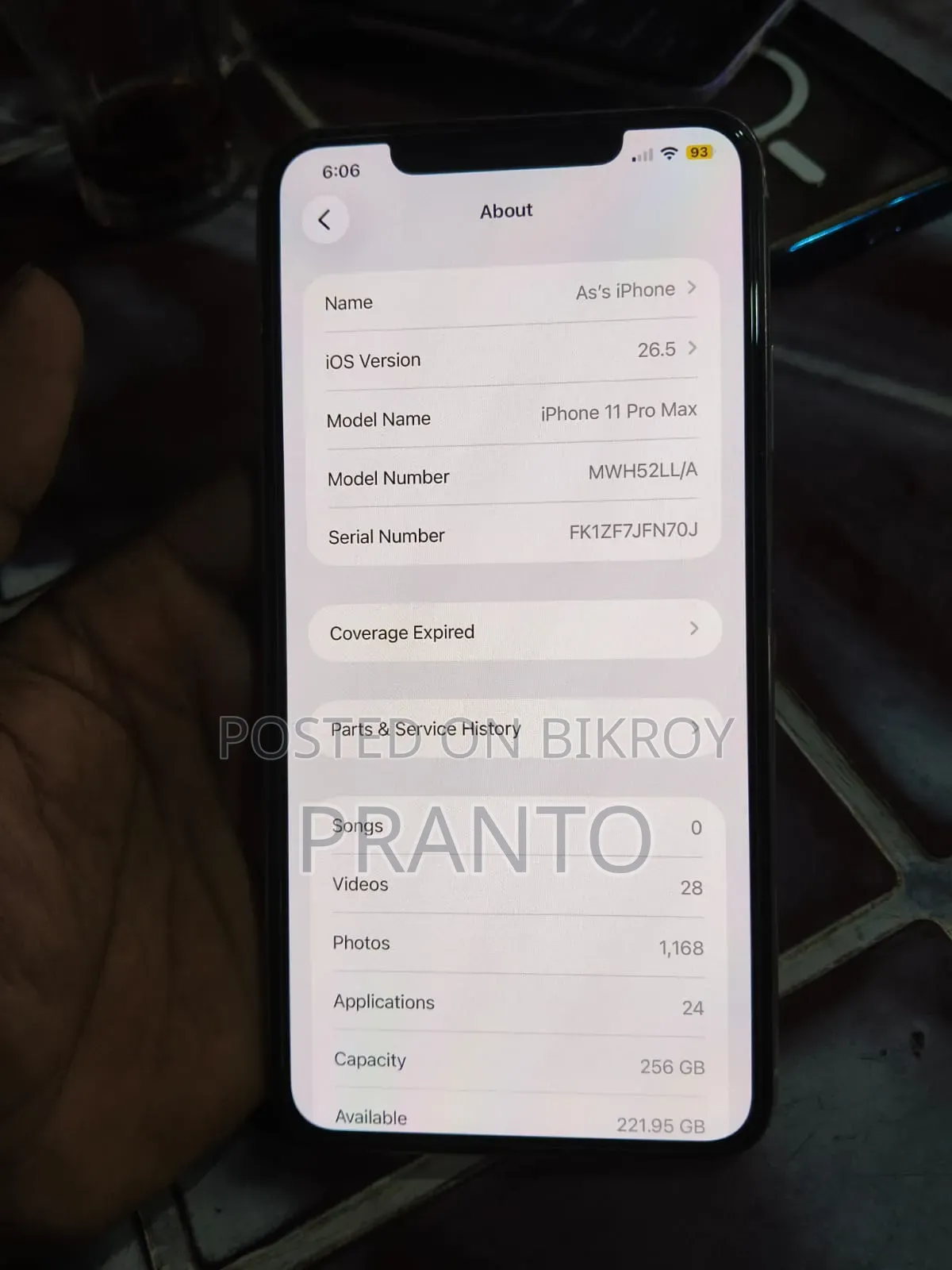 Apple iPhone 11 Pro Max 256 GB White