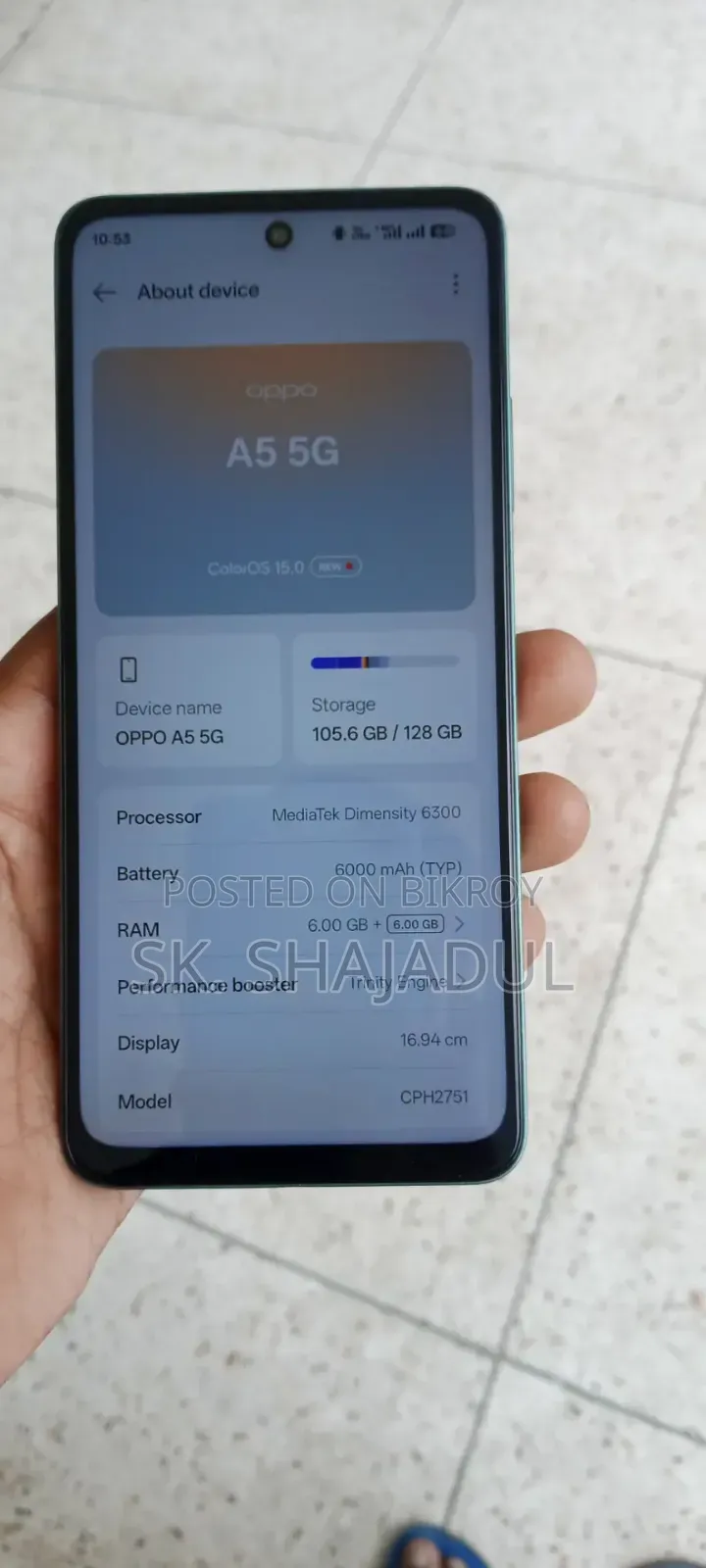 Oppo A5 5G 128 GB Green