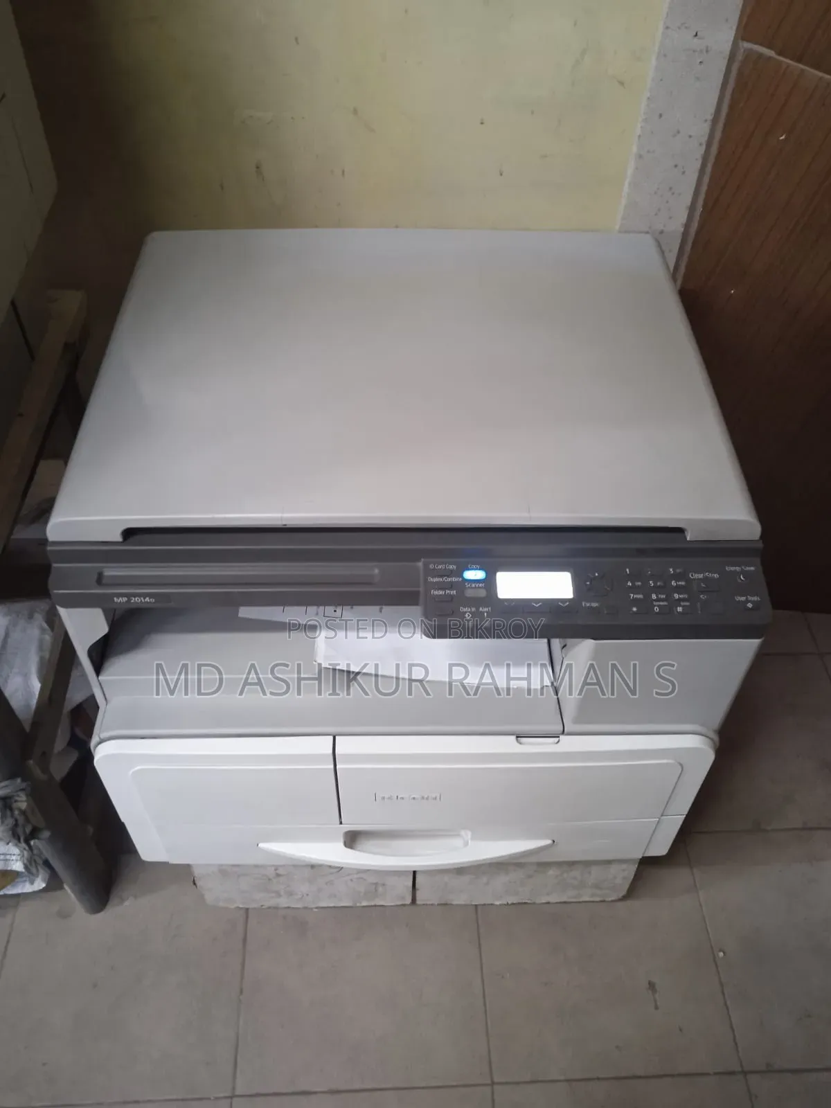 Ricoh Mp 2014d ফটোকপিয়ার মেশিন