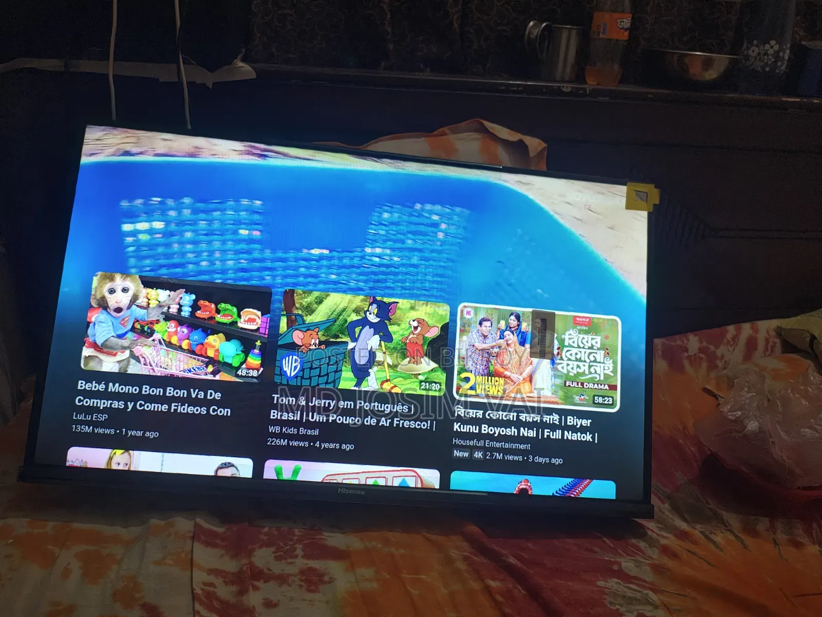 Hisense 43" LED Full Box Used 1 Year No Dent No Pixel