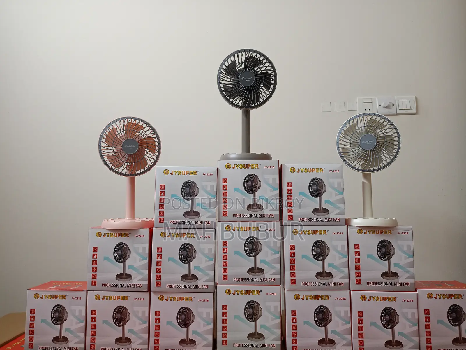 Charger Fan | Jysuper Jy 2218 Professional Mini Fan