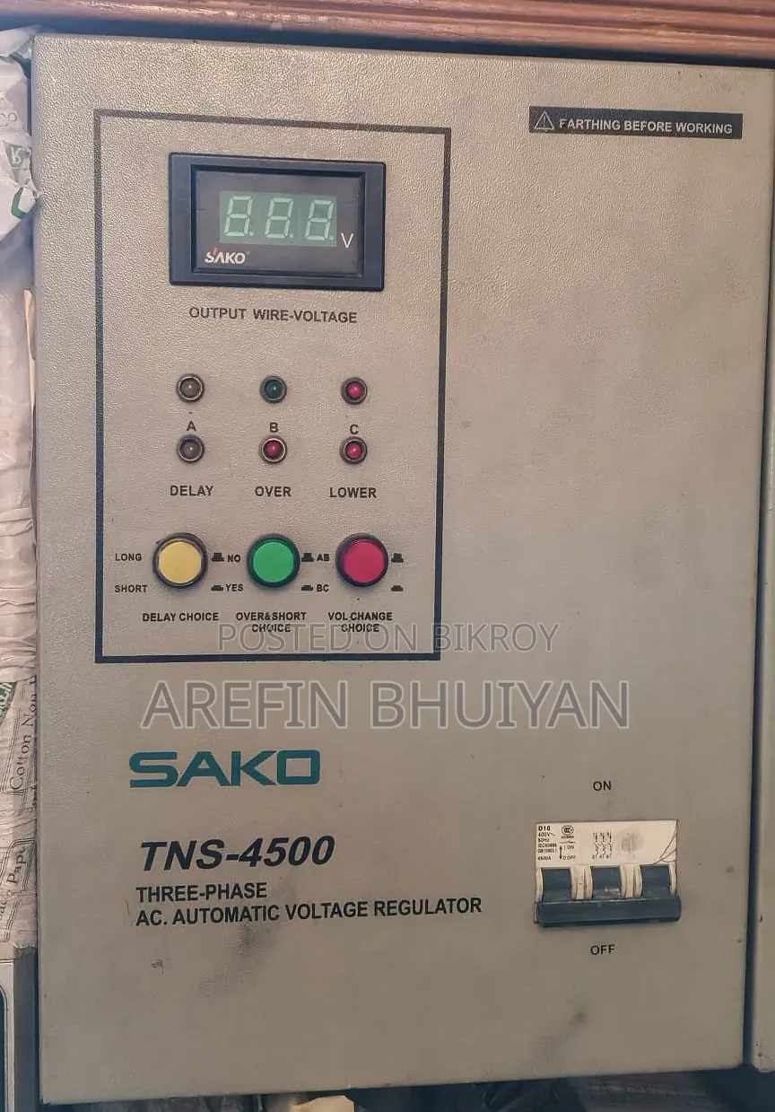 Reliable Voltage Stabilizer for Industrial Use!