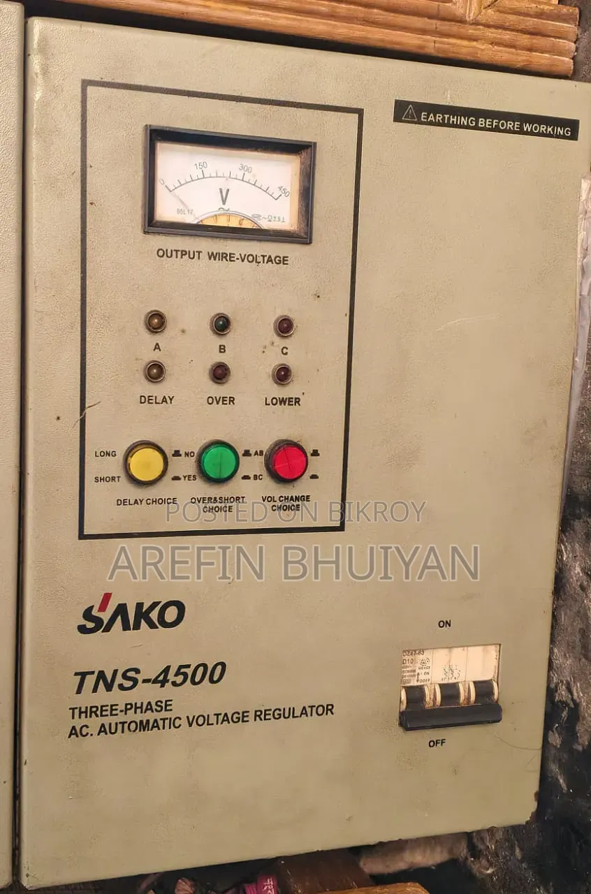Reliable Voltage Stabilizer for Industrial Use!