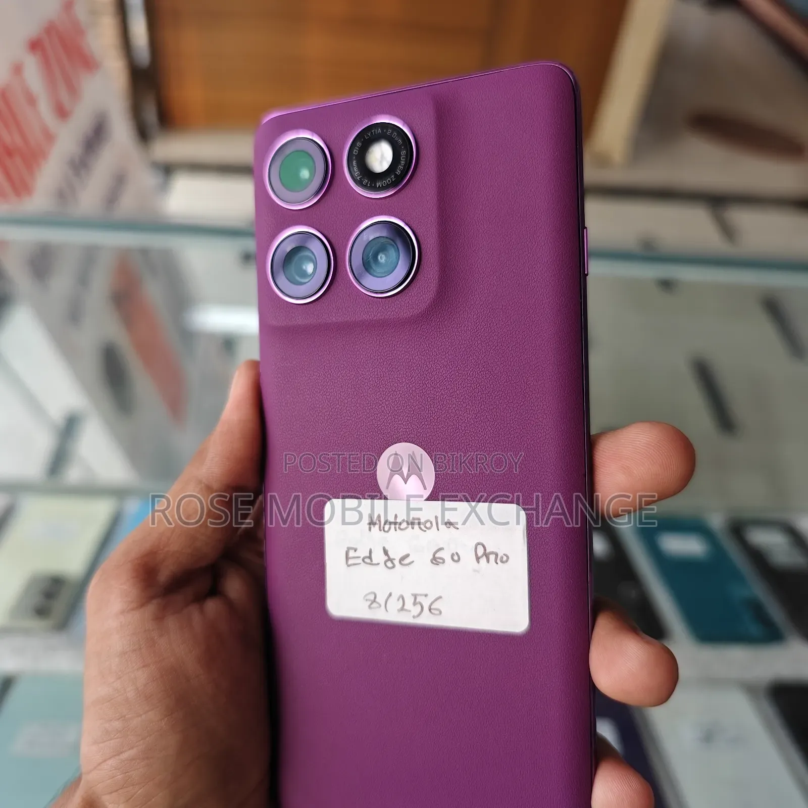 New Motorola Edge 60 Pro 256 GB Purple