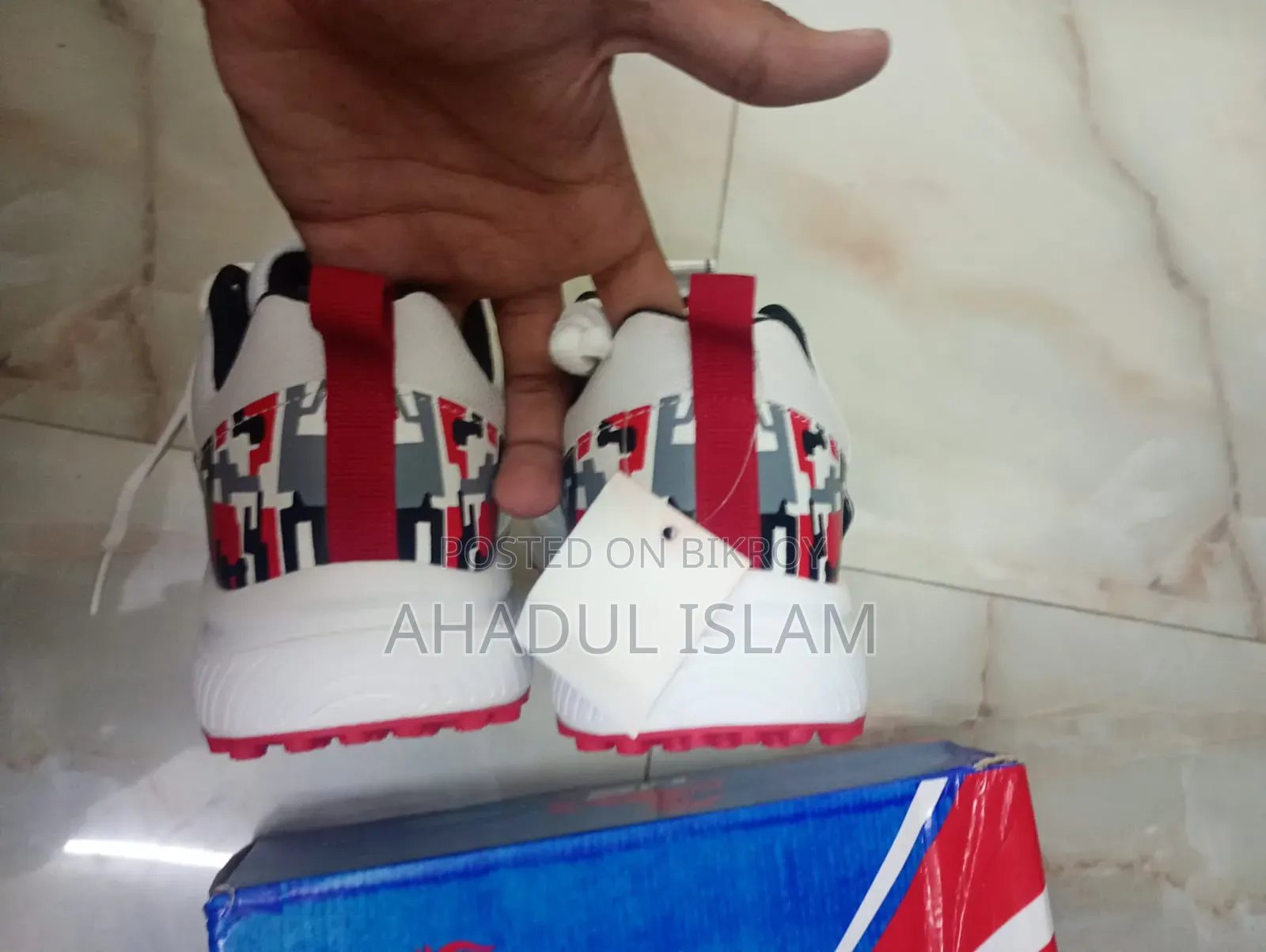 Selling new shoes because the child won't wear them