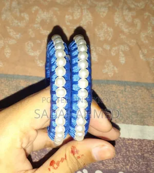 Handmade Silk Thread Pearl Bangles - আকর্ষণীয় রেশমি চুড়ি (৩টি কালার)