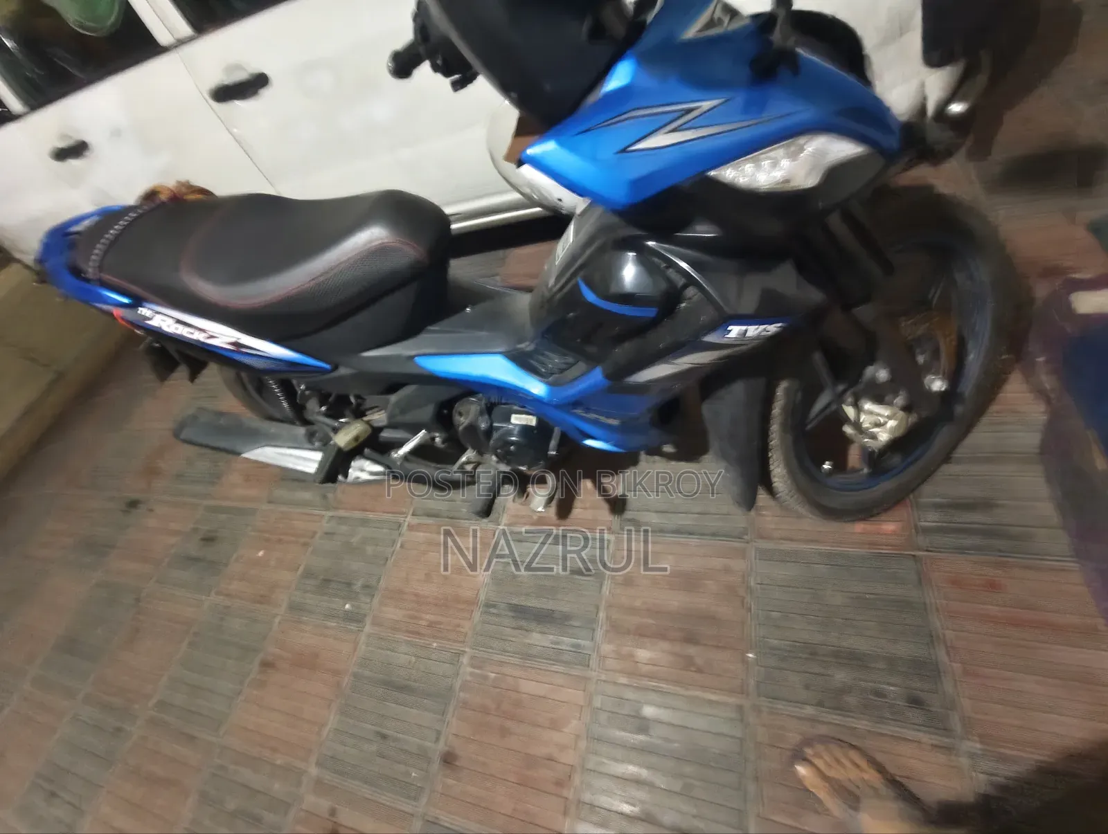 TVS Rockz 125 2025 Blue