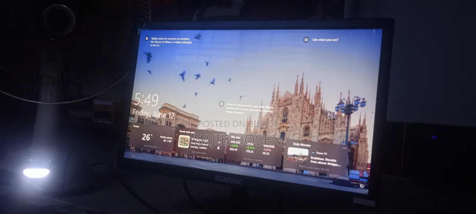 Desktop Computer Gigabyte GB-BSi3-6100 4GB Intel Core 2 Duo SSD 128GB