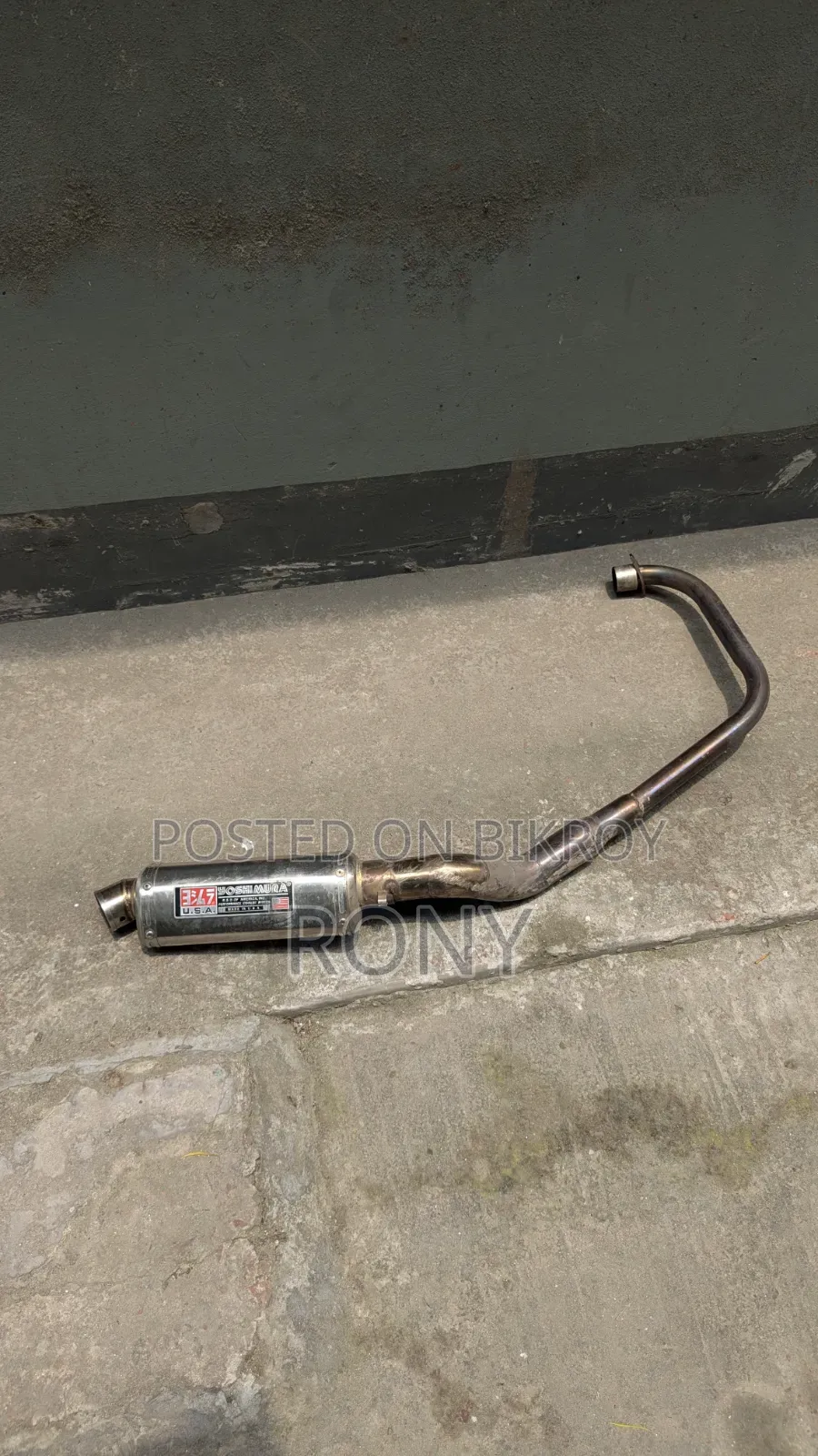 Yoshimura Exhaust + Leg Guard Combo [Free Universal Chapa]