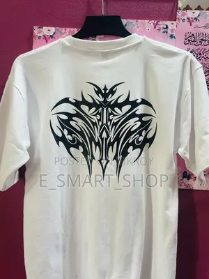 White Tribal Gothic T-Shirt