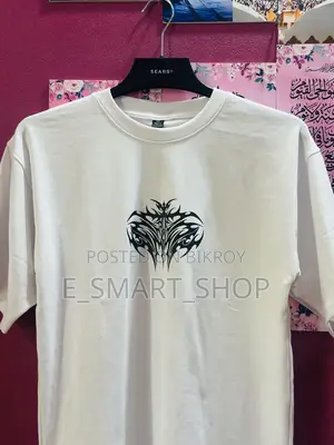 White Tribal Gothic T-Shirt