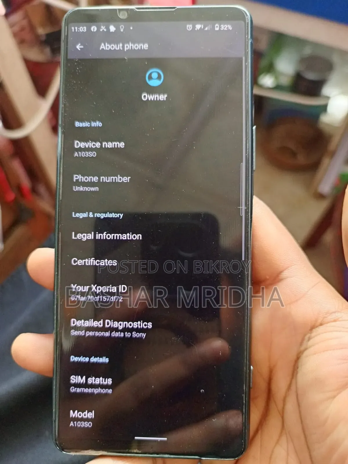 Sony Ericsson Xperia X10 Mini Pro Blue