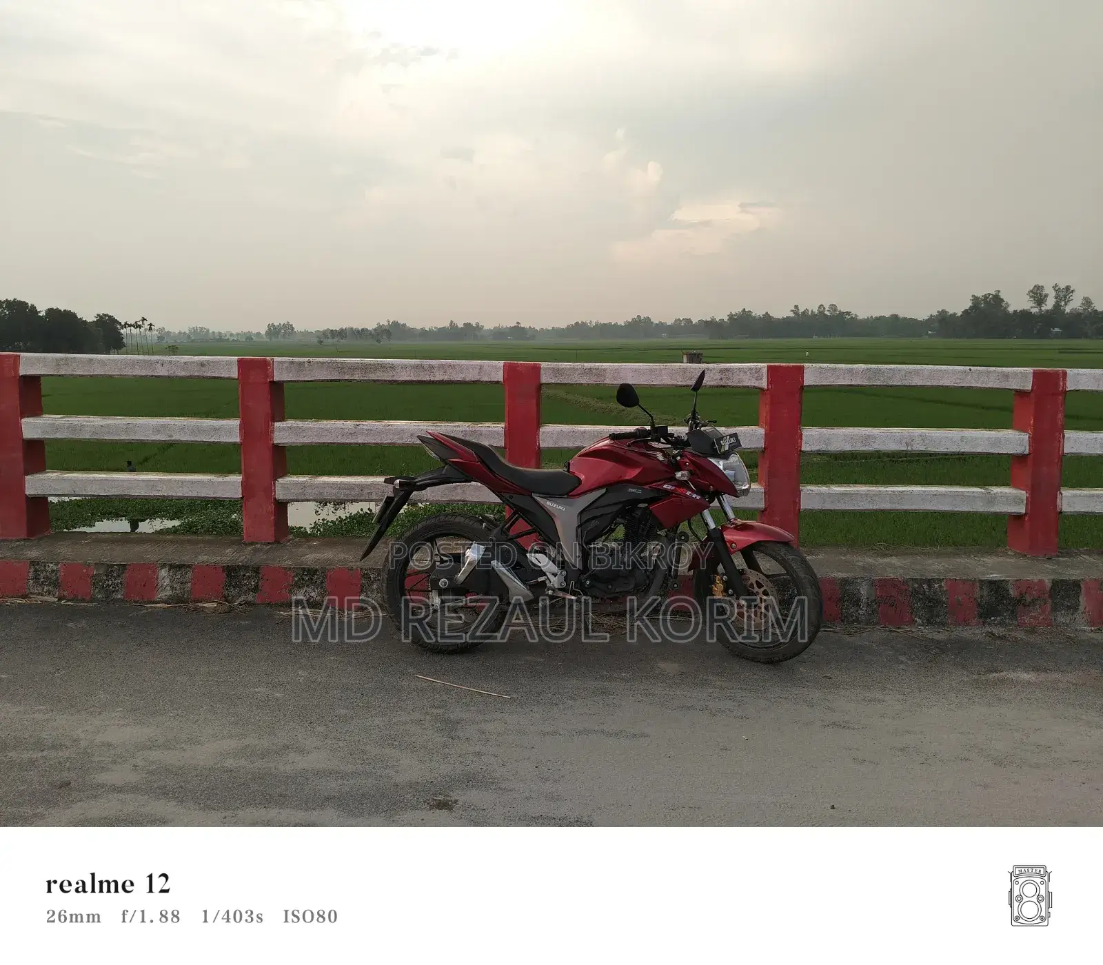 Suzuki Gixxer Monotone 2023 Red