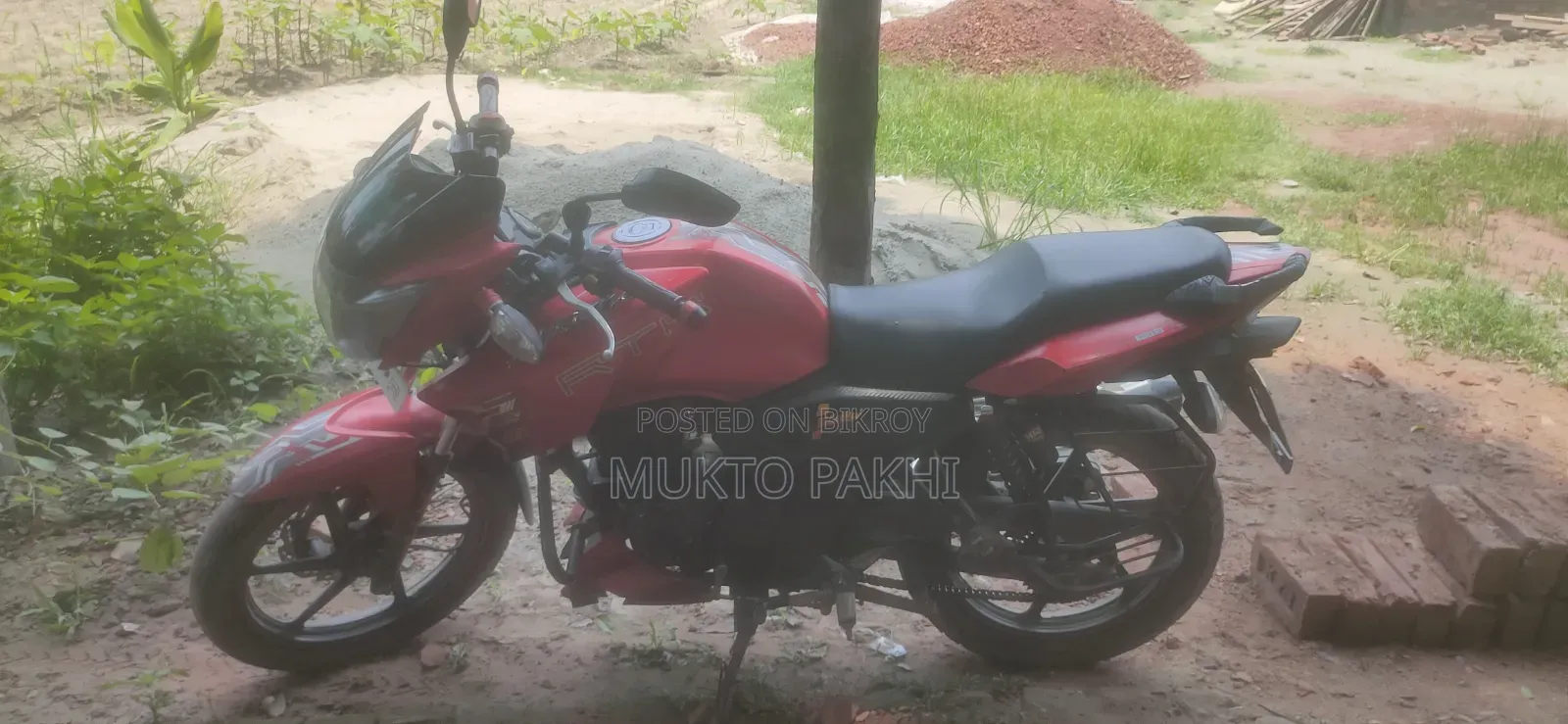 TVS Apache 180 RTR ২০১৮ রেড